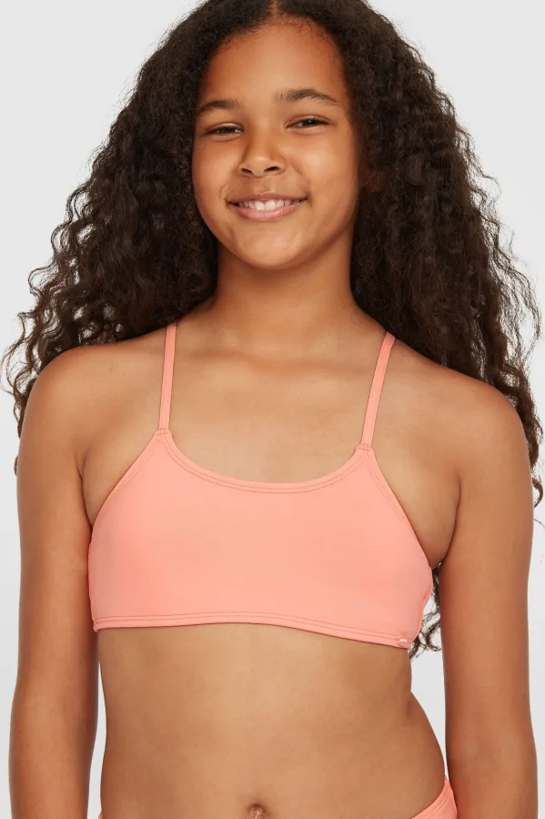 O’Neill crop bikini Essentials koraalrood