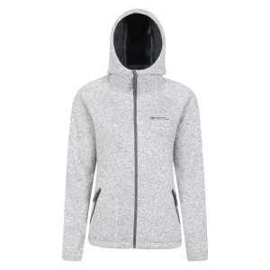 Mountain Warehouse Dames/Dames Nevis Bontgevoerde Full Zip Hoodie (Grijs)
