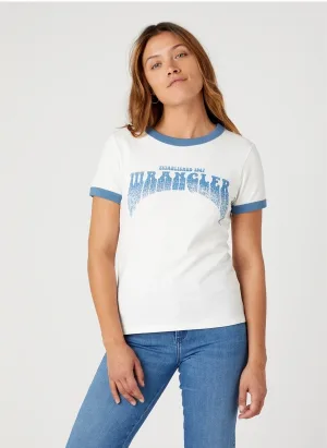 Wrangler – T-shirt WORN WHITE