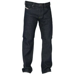 Diesel Larkee-X Straight Fit Rinsed Washed donkerblauwe jeans
