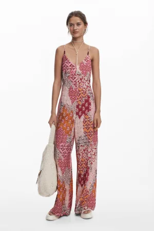 Desigual rood jumpsuit