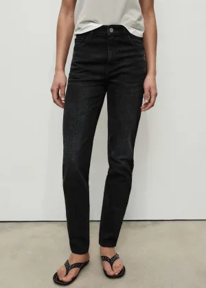 Mango mom jeans grey denim