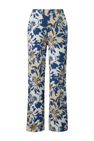 s.Oliver straight regular waist broek multi
