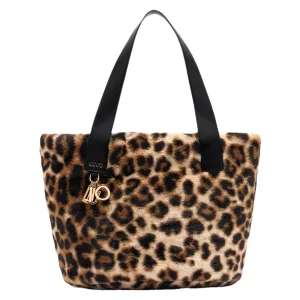 Liu Jo shopper Verry met panterprint bruin