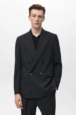 Mango Man colbert zwart