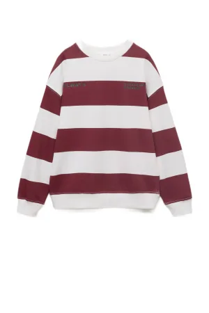 Mango Kids sweater donkerrood