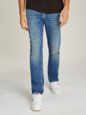 TOMMY JEANS Slim fit jeans Scanton Slim Denim Destroyed-effect, verschillende wassingen