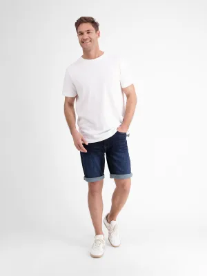 Lerros Bermuda LERROS Heren denim bermuda in comfort-stretch