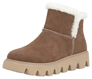 RIEKER Sport Winterlaarzen Plateau laarzen, instapschoen met binnenrits