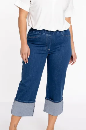 YOEK loose jeans medium blue denim