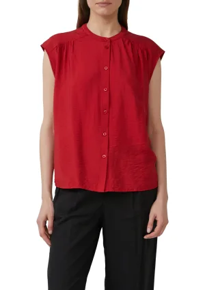 s.Oliver Blouse met korte mouwen met ruches