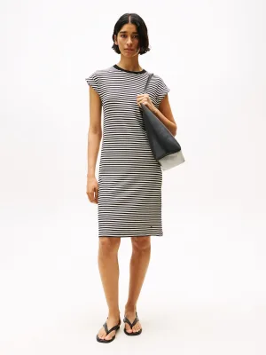 Tommy Hilfiger Shirtjurk RIB SHORT REG TEE DRS