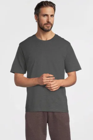 anytime T-shirt donkergrijs melange