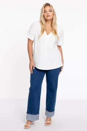 YOEK loose jeans medium blue denim