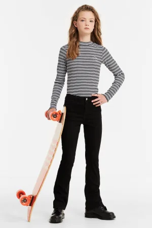 anytime flared jeans zwart