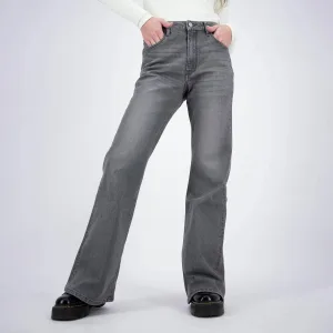 Raizzed high waist straight leg jeans grey denim