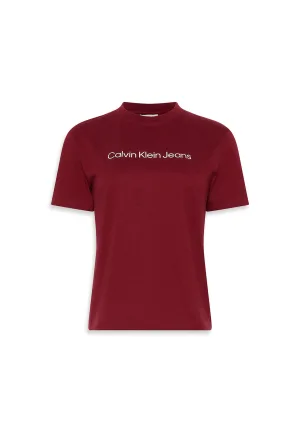 Calvin Klein T-shirt A- INST. LOGO CLASSIC TEE SS