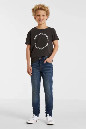 anytime skinny jeans donkerblauw