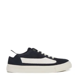 G-STAR Loom BSC M suède sneakers donkerblauw/wit