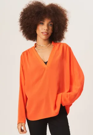 Textuur Chiffon Oversized Blouse