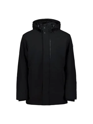 No Excess Softshell Parka Jas Lang Winddicht Zwart heren