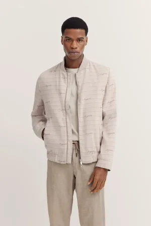 Bugatti Herren Blouson met collage kraag