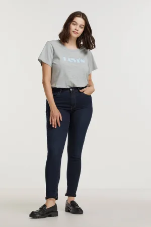 YOEK high waist shaping skinny jeans dark denim