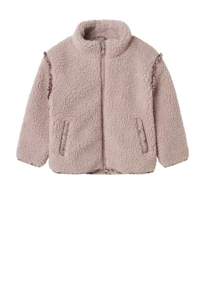 NAME IT MINI teddy teddy jas herfst roze