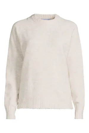 anytime gebreide trui beige melange