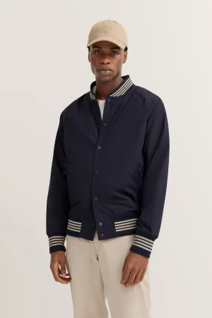 Bugatti Herren Blouson met collegekraag