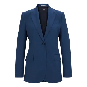 Boss Dames/Dames Jacketa2 Regular Jas (Blauw)