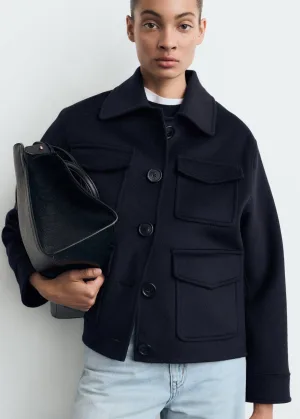 Mango wollen jack marine