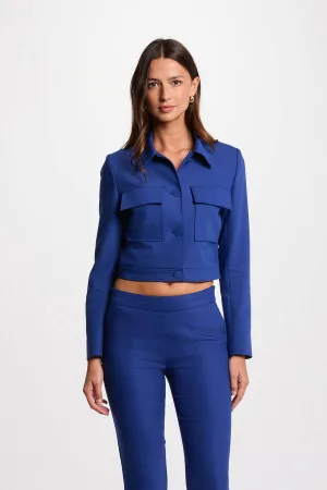 Morgan skinny regular waist broek blauw