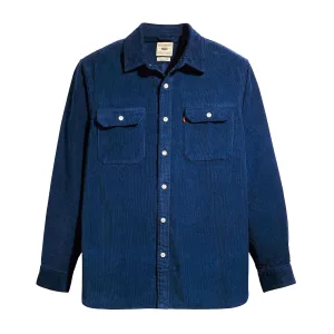 Levis Heren Jackson Worker Corduroy Ribbed Overshirt (Donkerblauw)