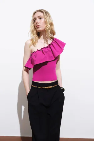 Mango top fuchsia