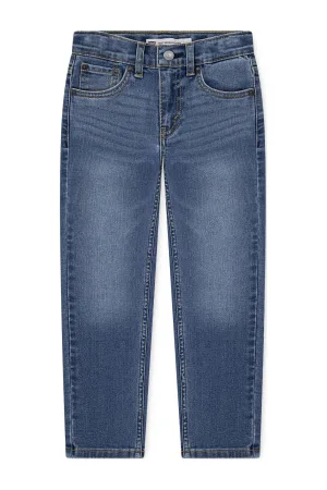 Levi’s straight leg regular waist tapered jeans medium blue denim