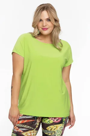 YOEK T-shirt limegroen