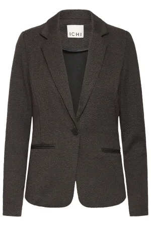 Ichi Blazer Kate Jacquard Bruin dames