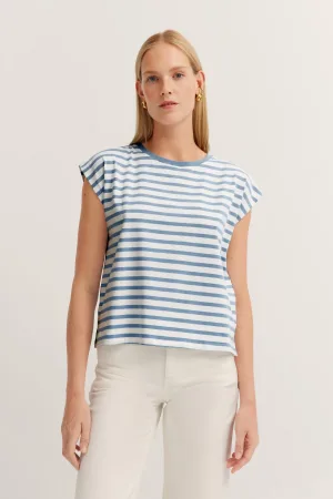 Bugatti Damen T-shirt met streeppatroon