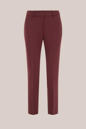 WE Fashion – Dames slim fit pantalon – Slim Fit – Lichtrood –