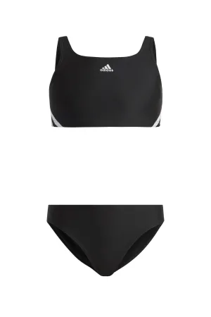 adidas Performance crop bikini zwart/wit