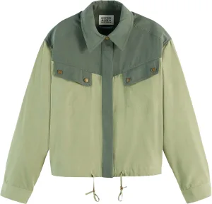 Scotch & Soda Blouse Contrast Colour Groen dames