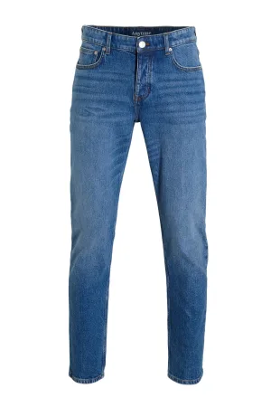 anytime relaxed fit jeans donkerblauw