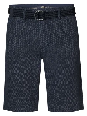 Petrol Industries – Heren Chino Short met Riem Breezeify – Blauw