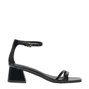 ONLY Onlaylin-5 Pu Strappy Heeled Sandal sandalettes zwart