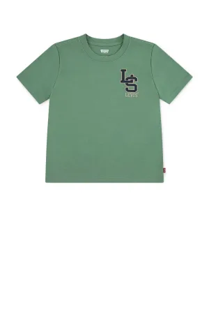 Levi’s T-shirt groen broderie