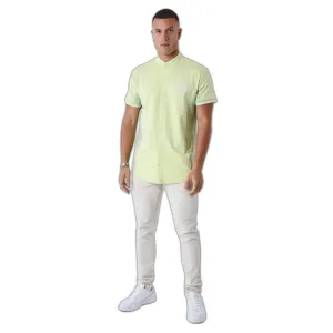 Tweekleurig overhemd met mao kraag Project X Paris