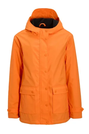 anytime regenjas met voering oranje