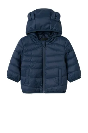 NAME IT BABY gewatteerde jas donkerblauw