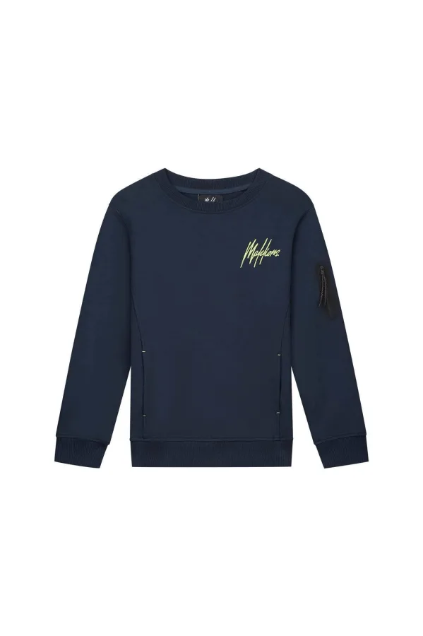 Malelions sweater donkerblauw